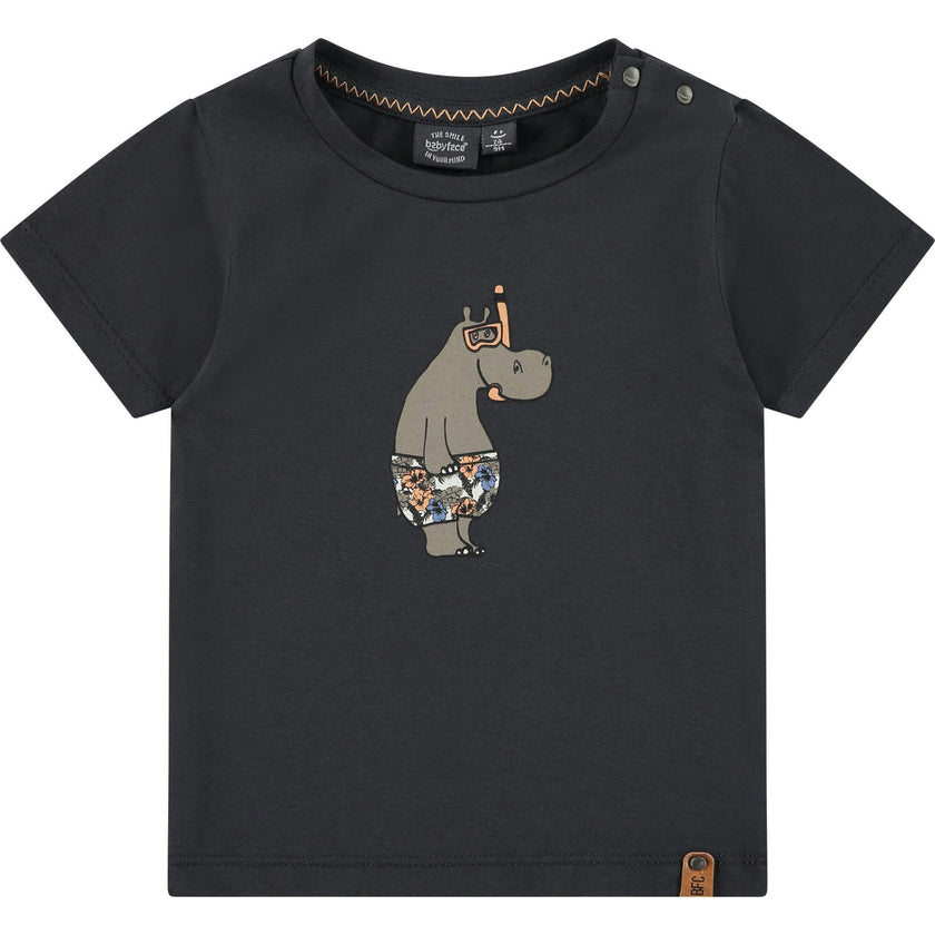 In Swim Trunks Graphic Print T-Shirt