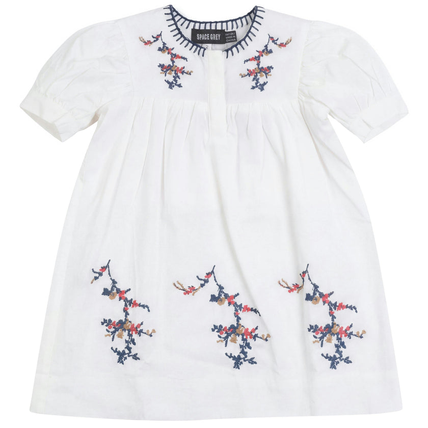 Floral Emboidered Woven Dress