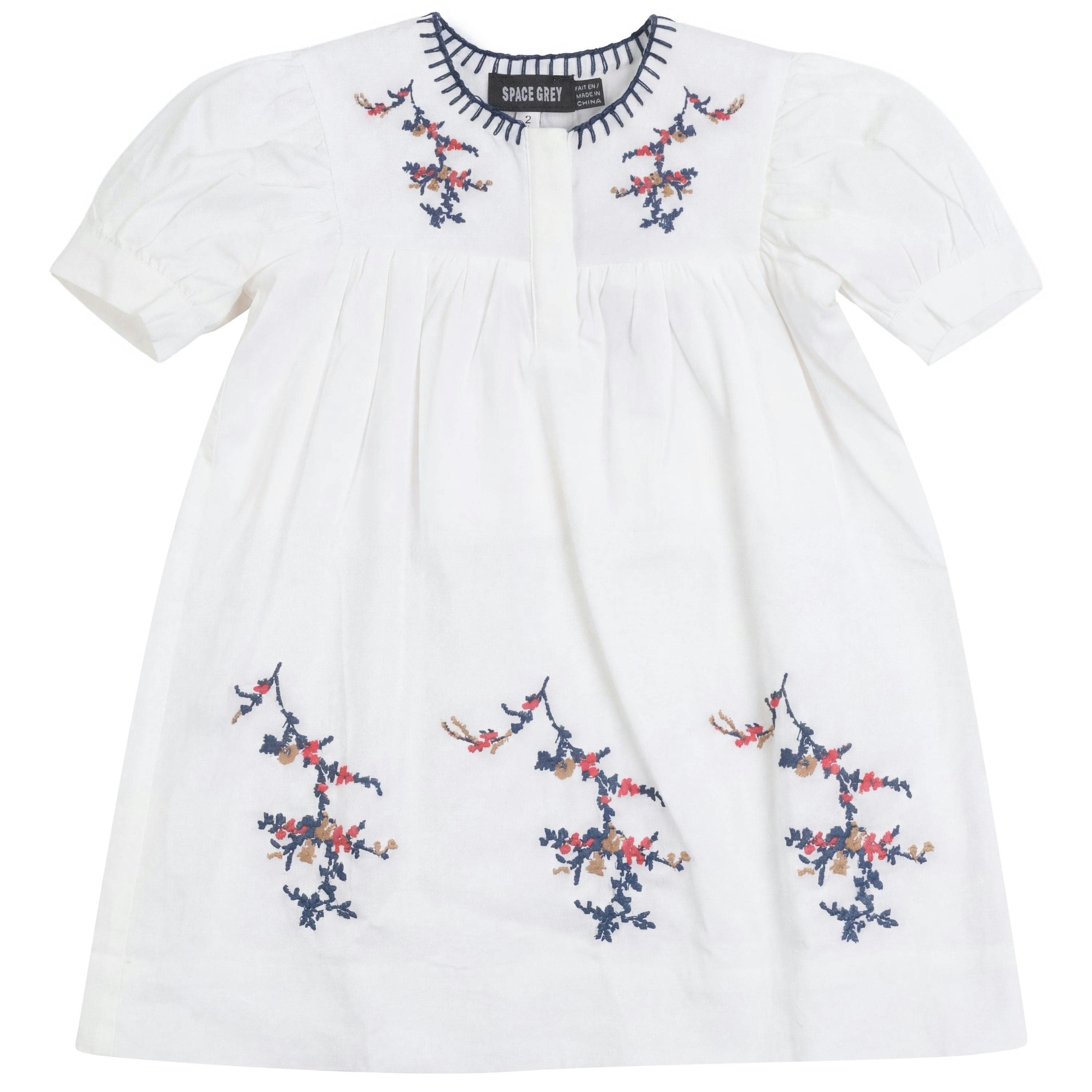 Floral Emboidered Woven Dress