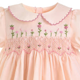 Light Pink Arlette Smocked Dress