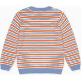 Coral Stripe Bromo Cotton Boy Jumper