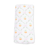 Pretty Pumpkin Trellis - Swaddle Blanket