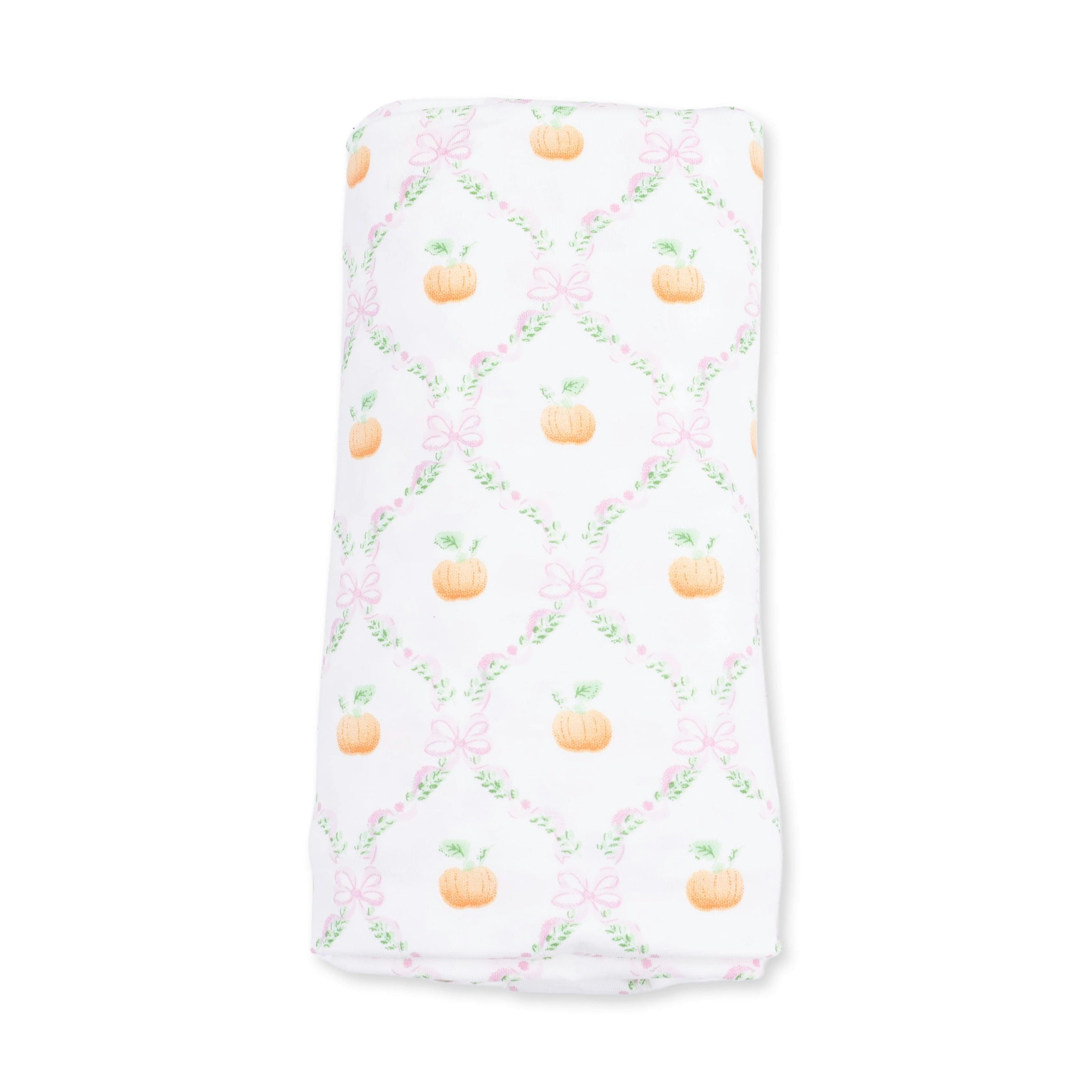 Pretty Pumpkin Trellis - Swaddle Blanket