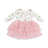 Sugar Plum Fairies - Twirly Long Sleeve Tutu Dress with Cartwheel Short