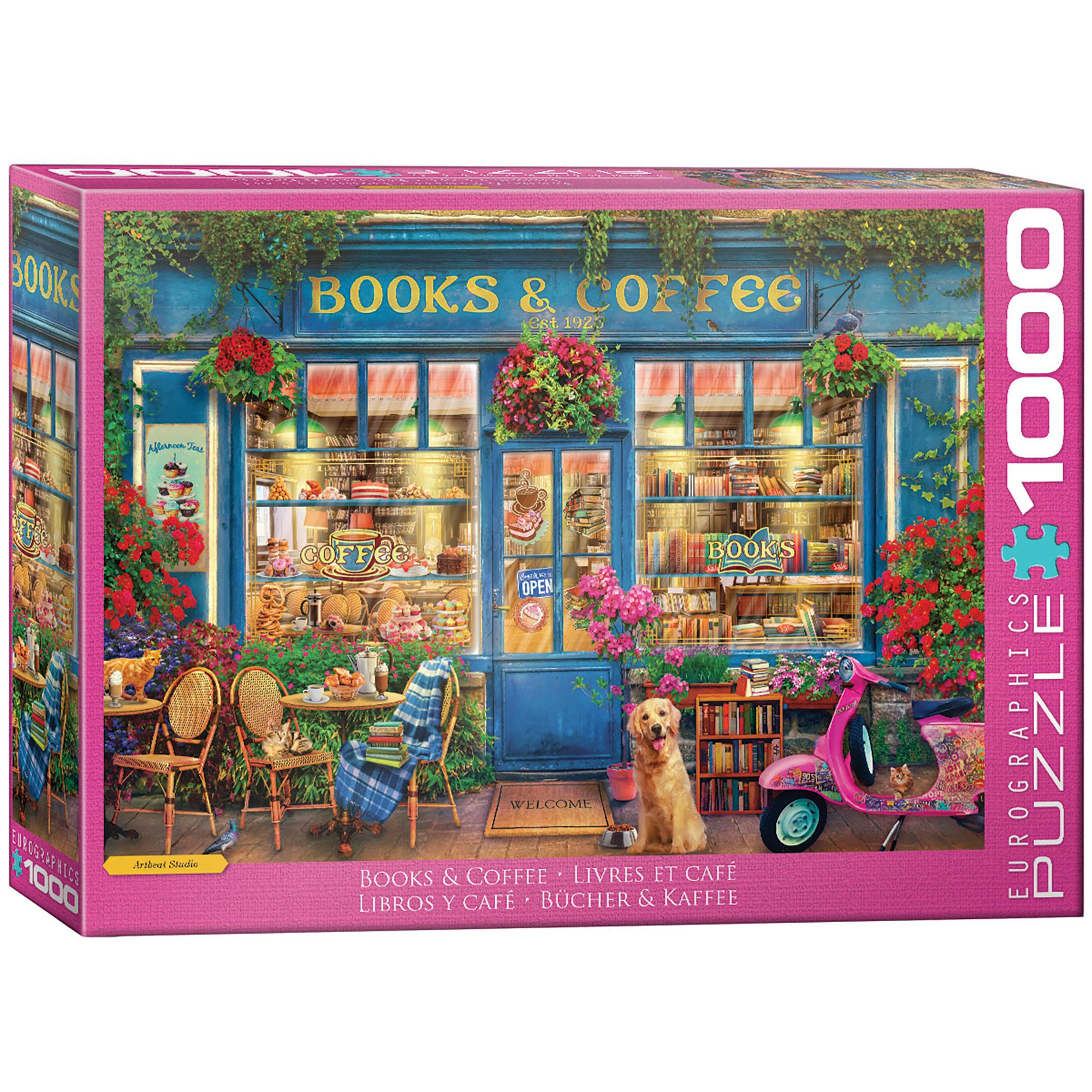 Books & Coffee - 1000 PC Puzzle