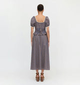 The Paulina Top - Brown Spencer Plaid