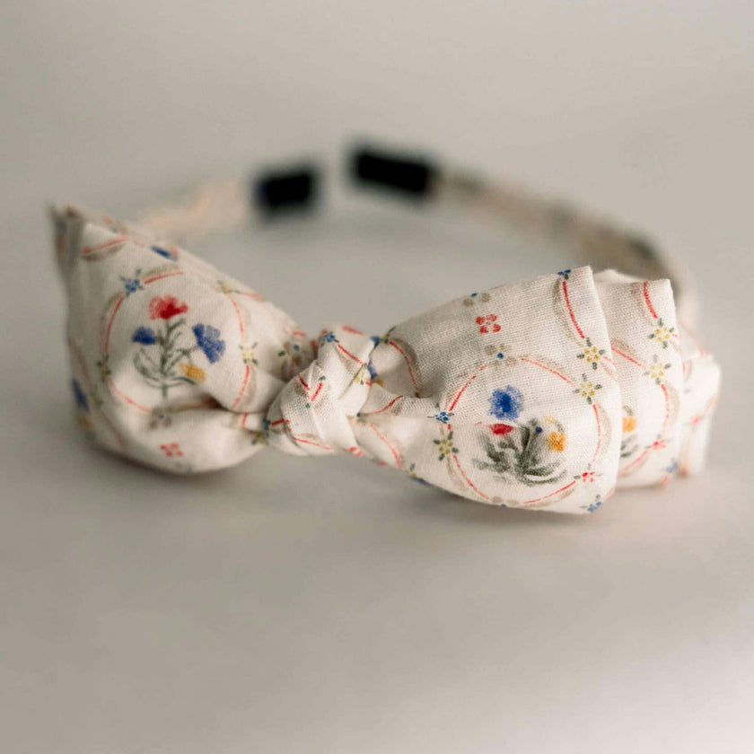 Three Little Bows Headband | Victorian Garden