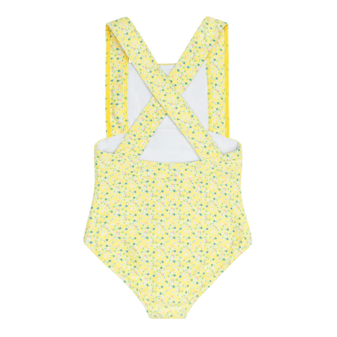 girls petite fleur smocked bib one piece