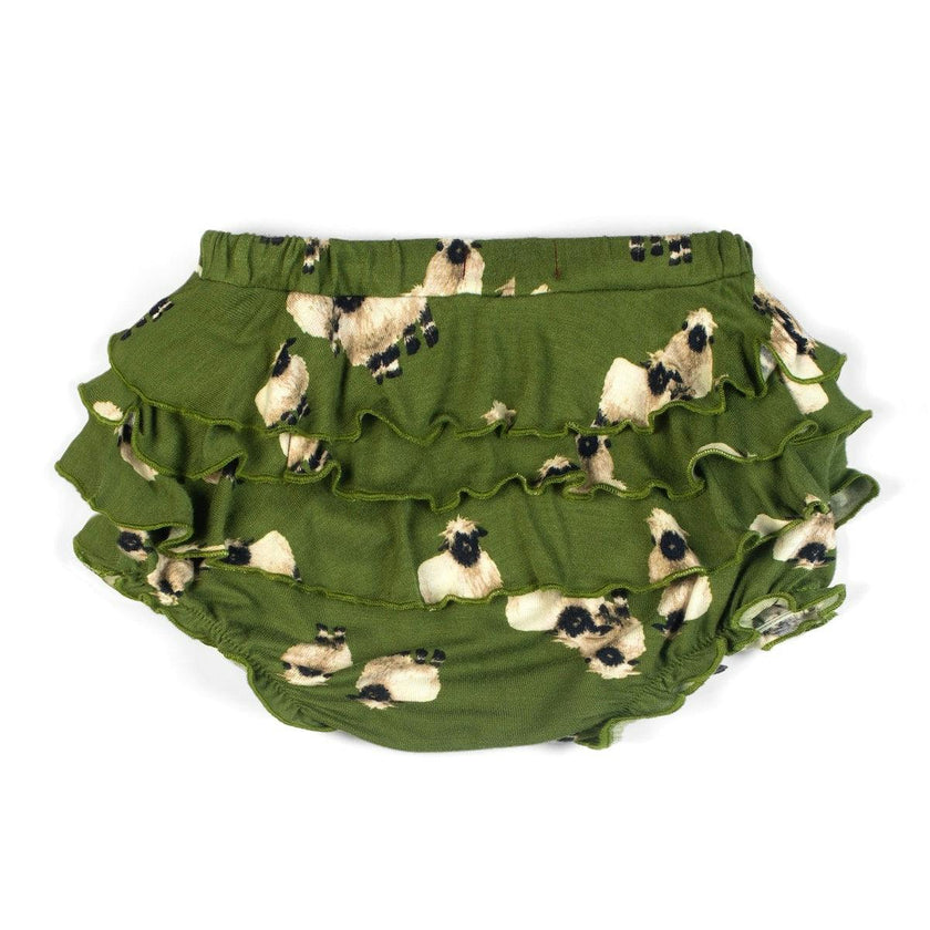Valais Sheep Bamboo Ruffle Bloomer
