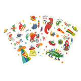 Tattoo-Palooza Glow in the Dark Temporary Tattoos - Zero Gravity Dinos - 3 Sheets