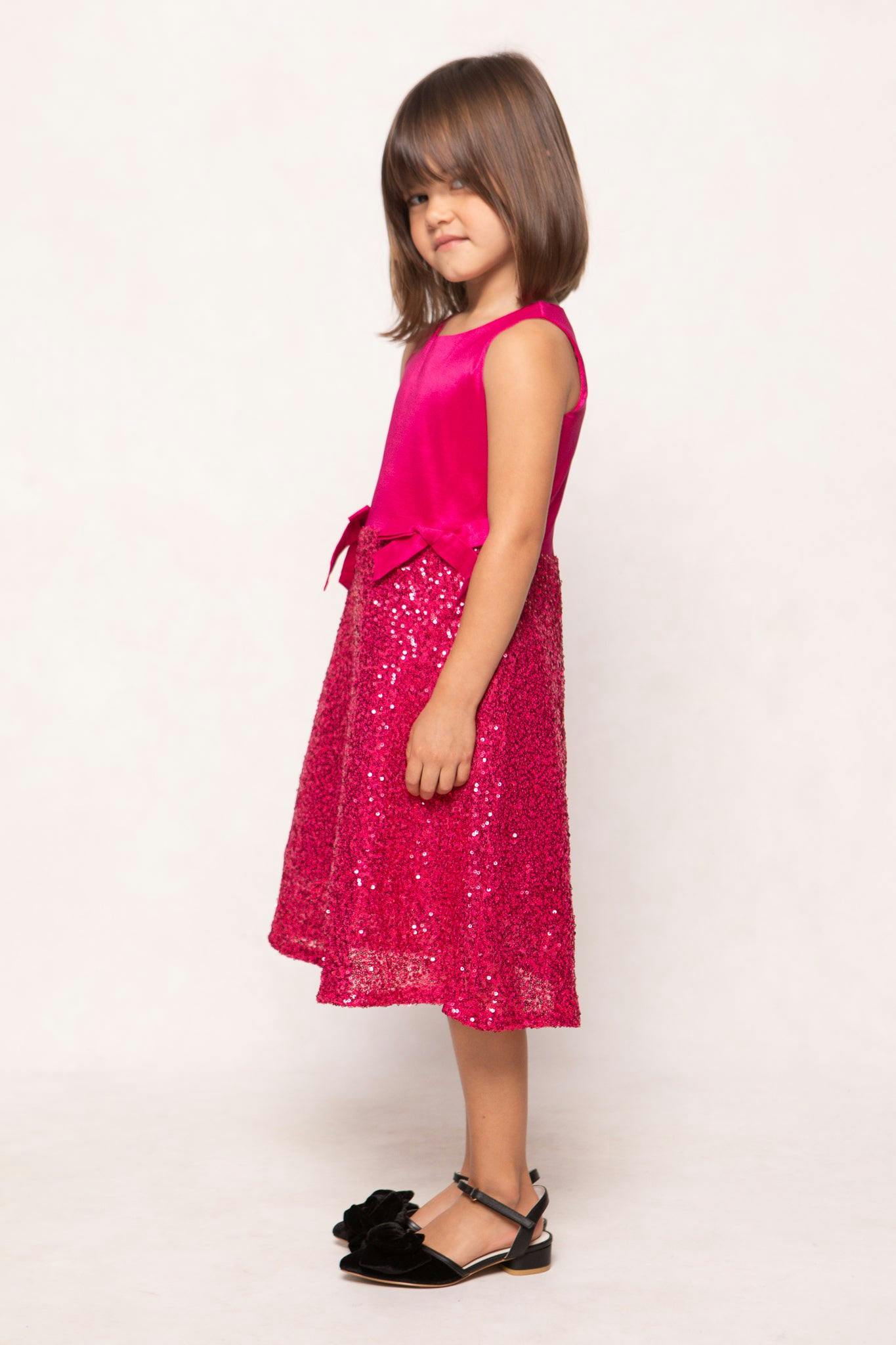 Mini Alexis Dress in Fuchsia