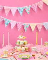Tea Party Bunting Banner - pastel garland