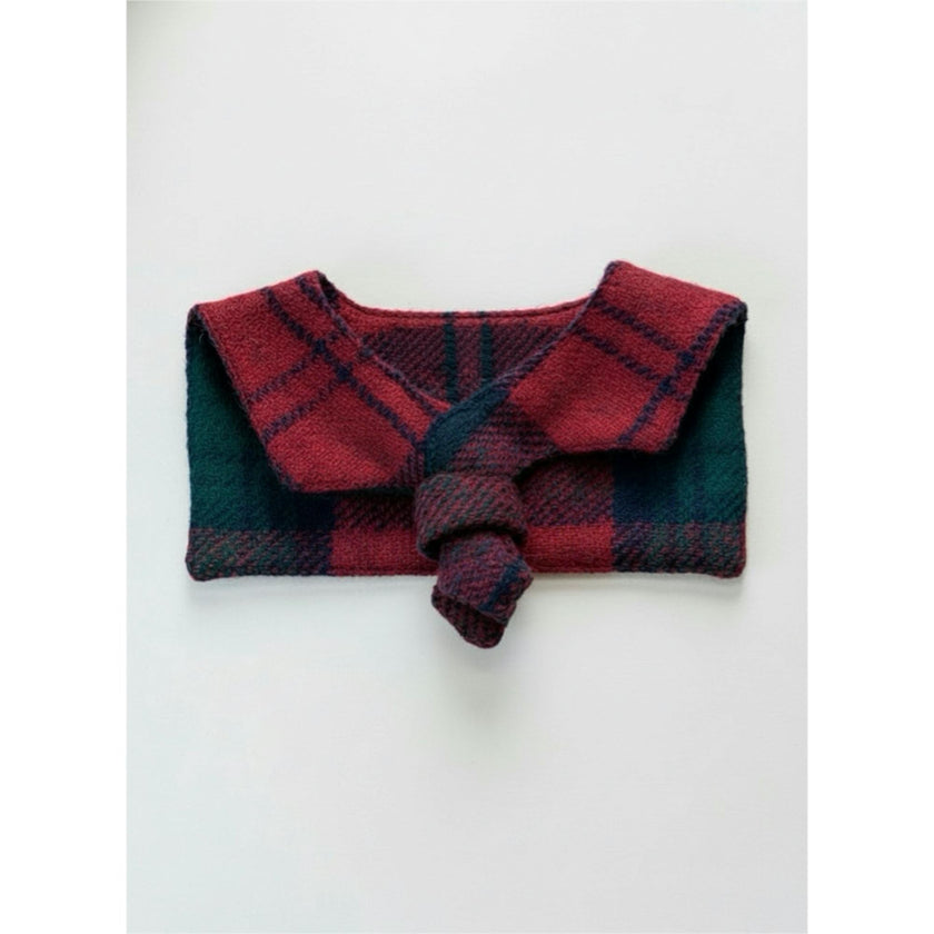 Heirloom Wool Sailor Collar – Loganberry Tartan