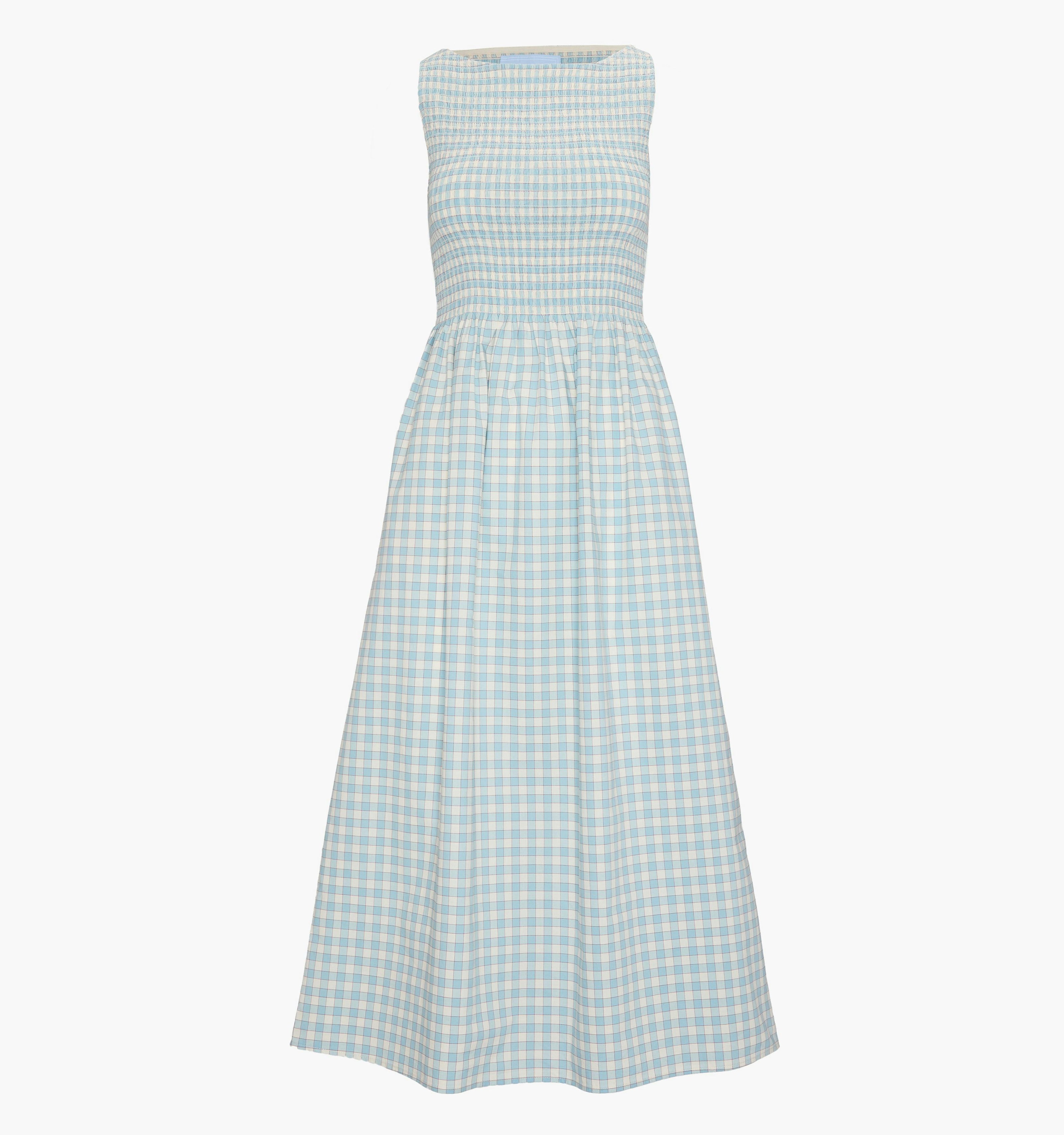 The Cosima Nap Dress - Blue/Red Gingham