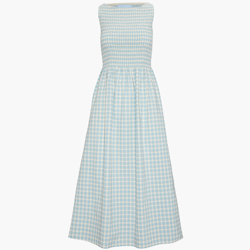 The Cosima Nap Dress - Blue/Red Gingham