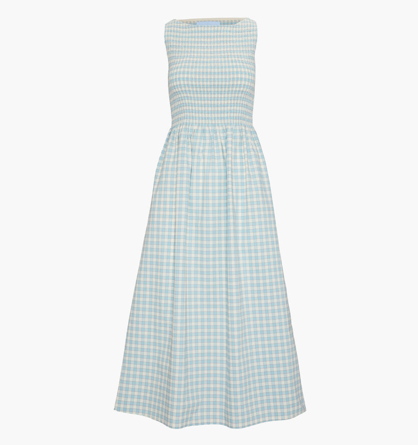 The Cosima Nap Dress - Blue/Red Gingham