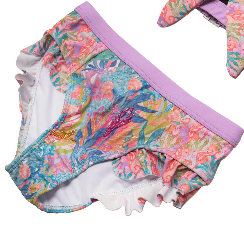 Hand Beaded 3 Piece Swim Set