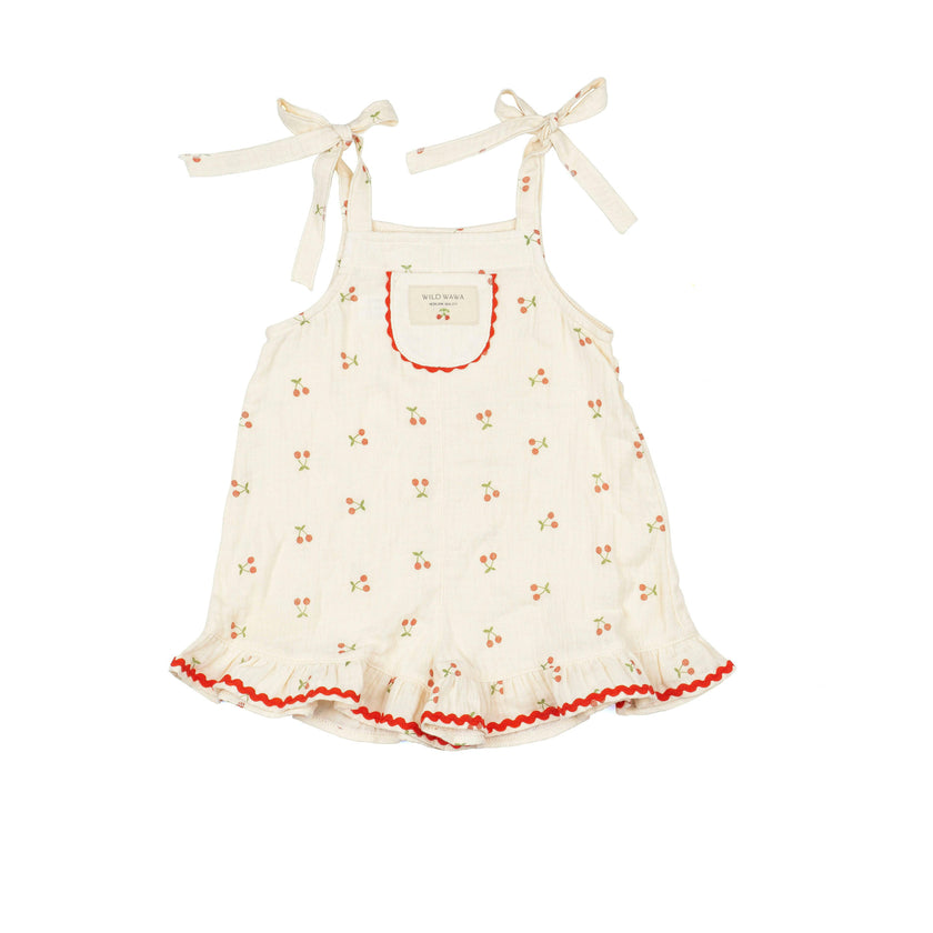 Isola Romper in Cherry
