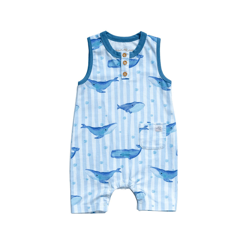 Cleo baby romper shorts
