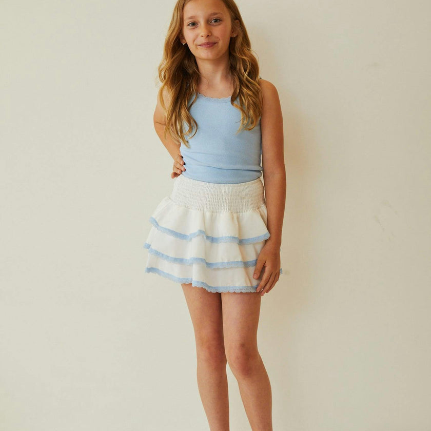Stella Robins Egg Blue Ribbed Tank