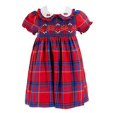 Ariella Girl Dress - Red Plaid