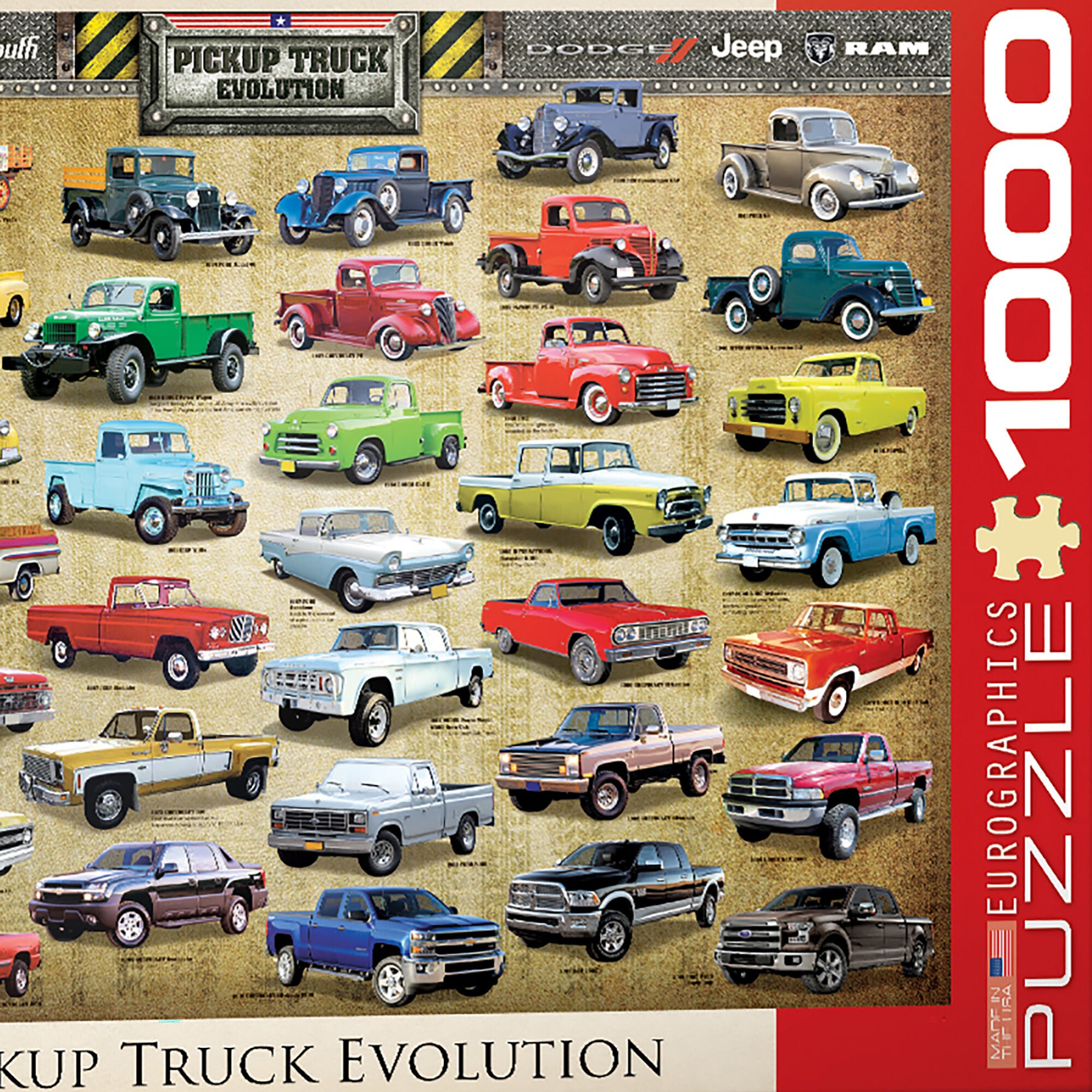 Evolution: Pickup Truck - 1000 pc Puzzle
