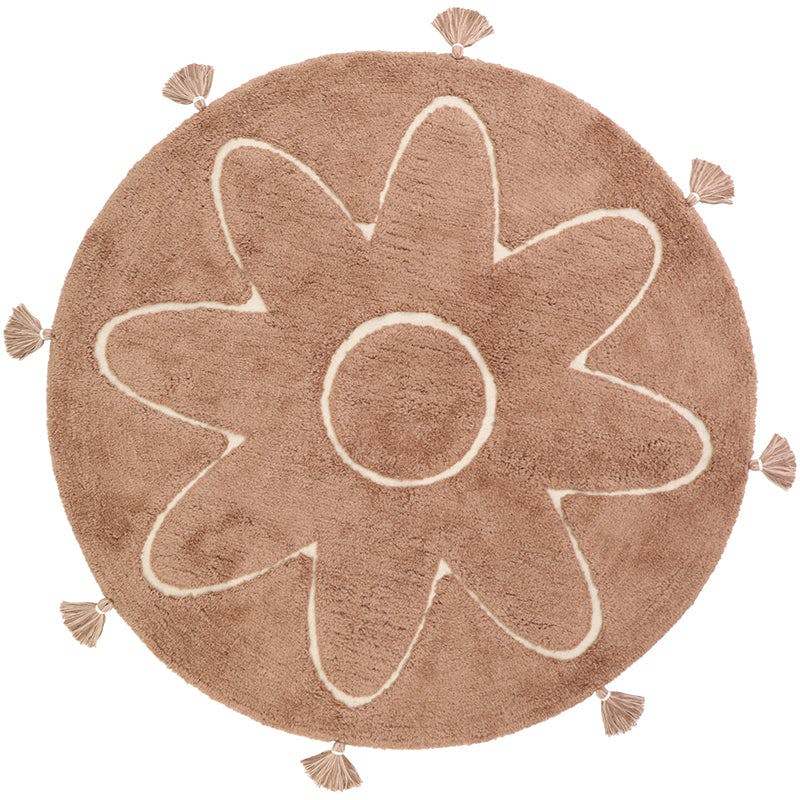 Yva Bohemian Tassel Round Rug