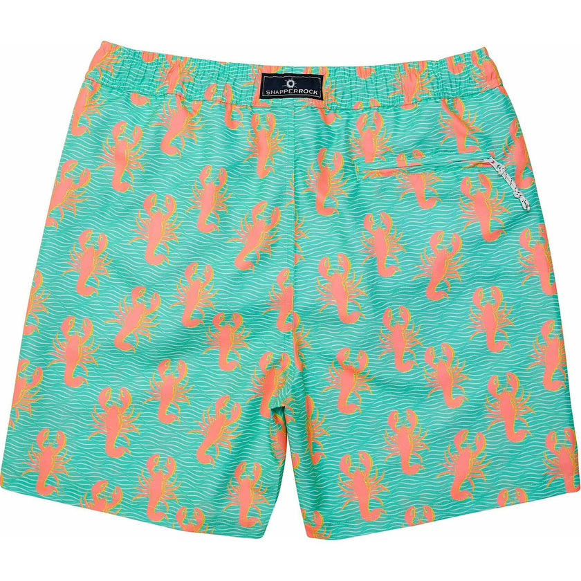 Men's Sustainable Comfort Lined Drawstring Swim Short