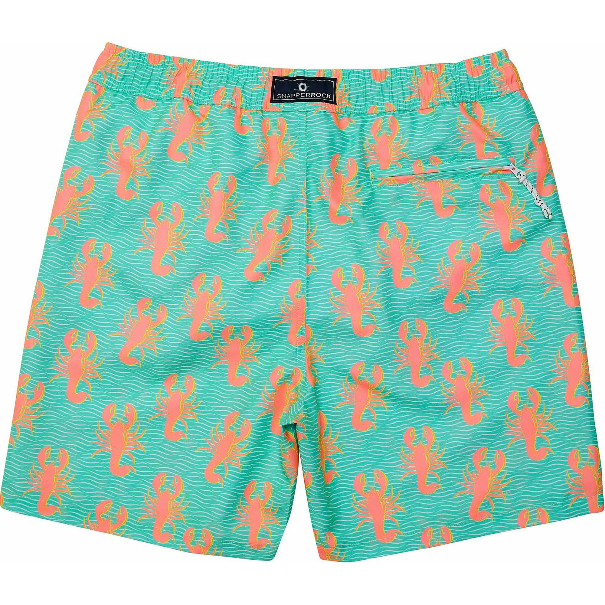 Men's Sustainable Comfort Lined Drawstring Swim Short