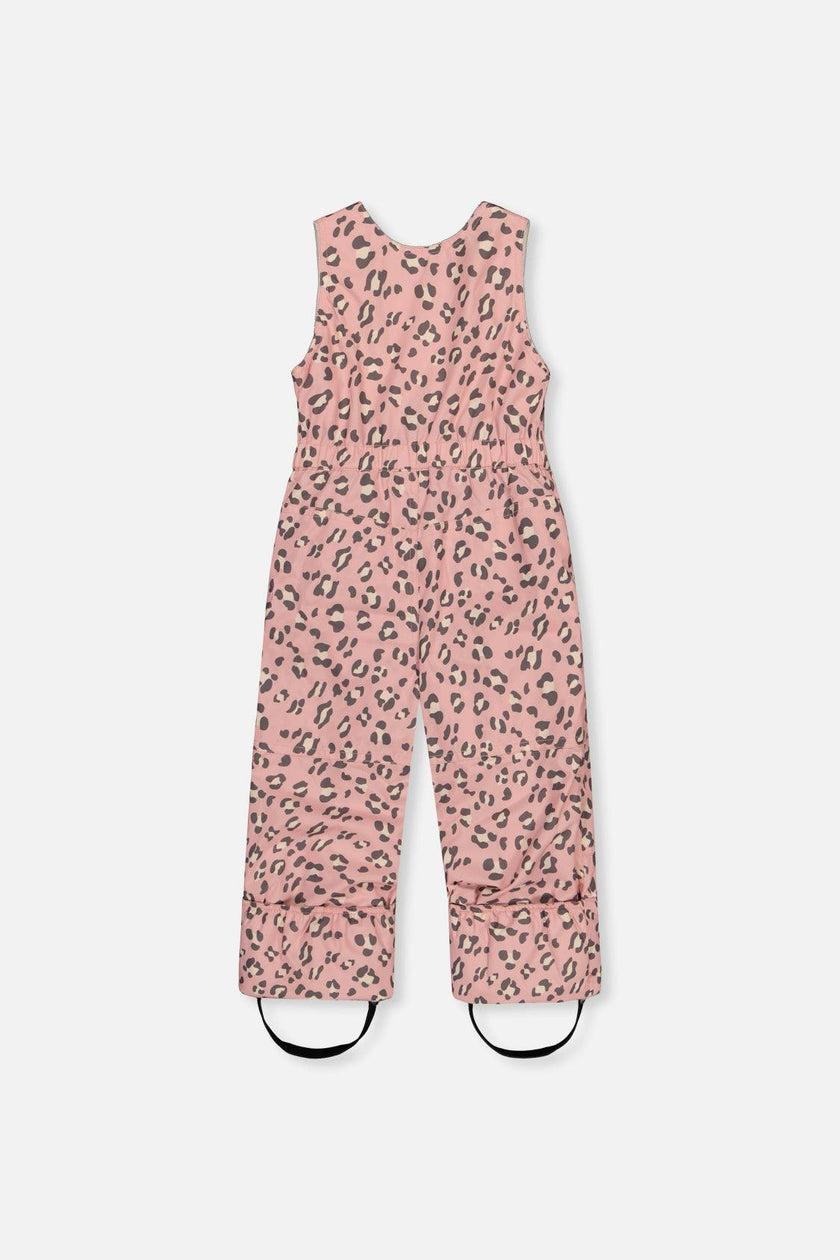 Baby Two Piece Snowsuit Rose Leopard Print