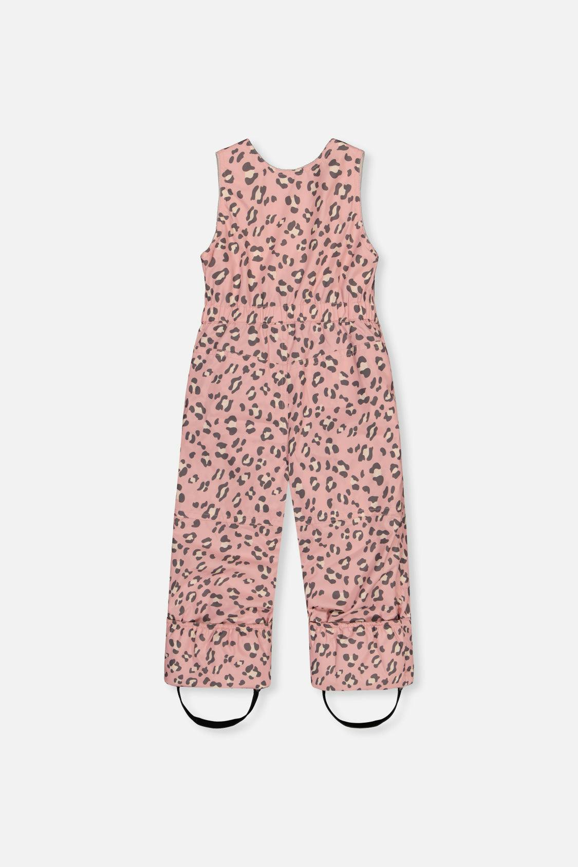 Baby Two Piece Snowsuit Rose Leopard Print