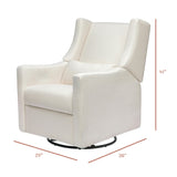 Kiwi Recliner and Swivel Glider in Performance Cream Eco-Weave