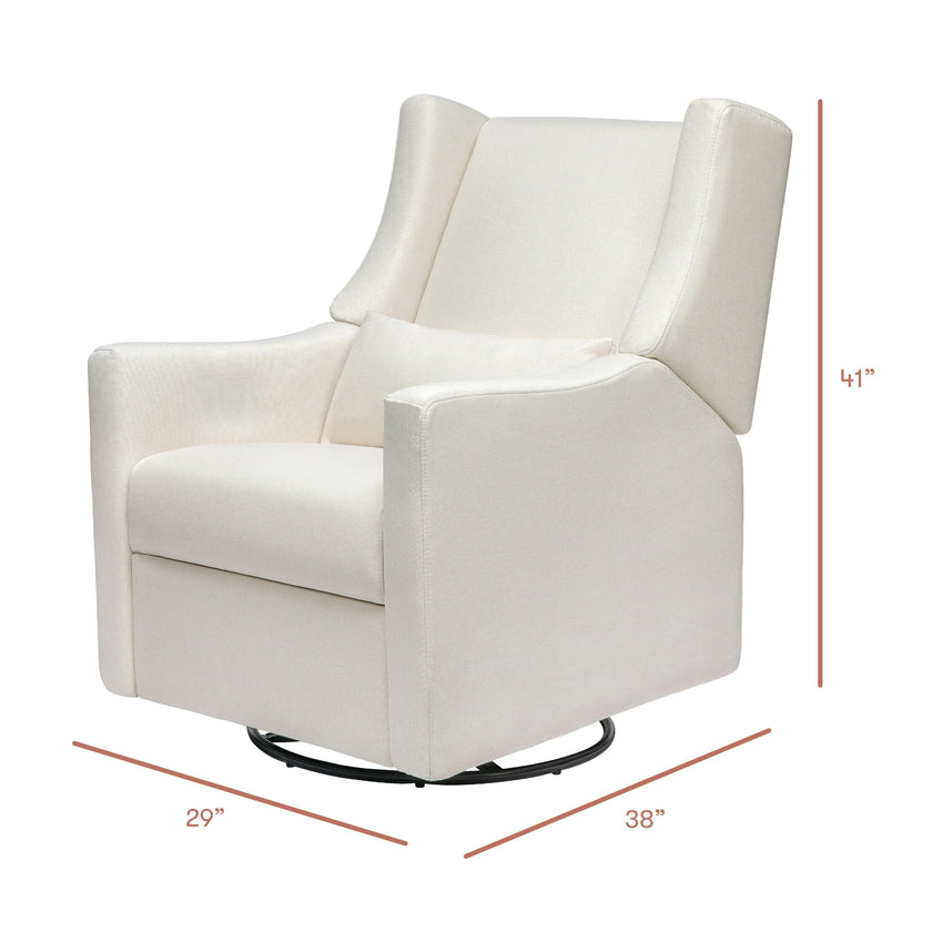 Kiwi Recliner and Swivel Glider in Performance Cream Eco-Weave