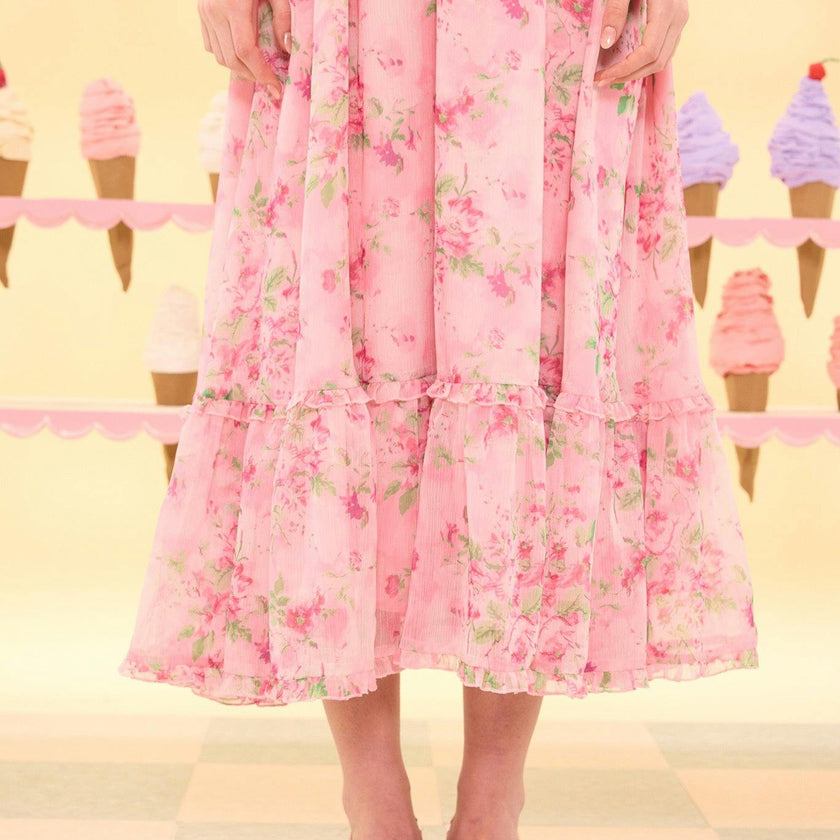 Juliana Dress in Rose Trance