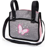 Bayer Design Dolls: Pram Xeo - Grey & Pink
