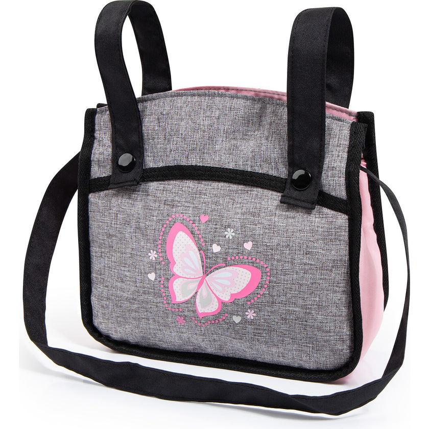 Bayer Design Dolls: Pram Xeo - Grey & Pink