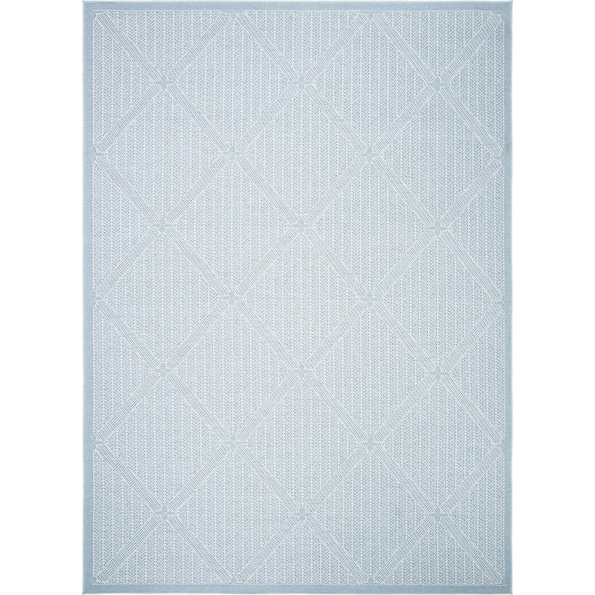 Bermuda Sienna Indoor/Outdoor Rug, Light Blue