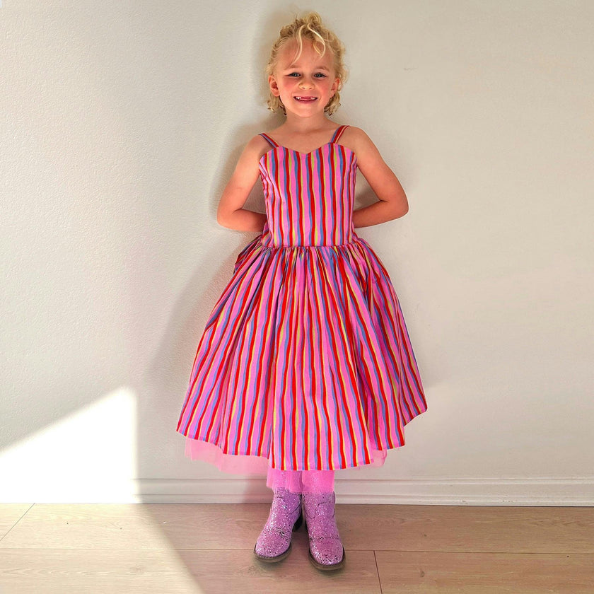 Twirl Dress Rainbow