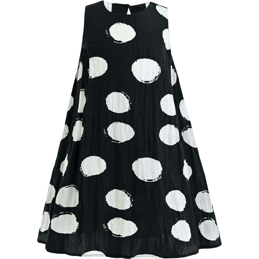 Polka Dot Sleeveless Dress