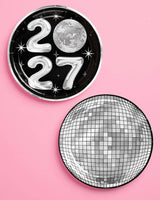 2027 NYE Disco Plates - 10 or 24 paper plates