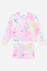Simply Soft Long Sleeve Easy Tee & Tumble Short Lounge Set