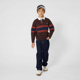 Brown Oversized Polo Shirt