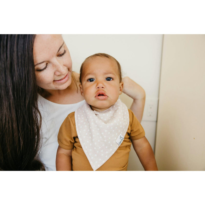 Vance Printed Bandana Bib Set