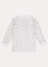 Kids Skiing Rabbits Pyjama