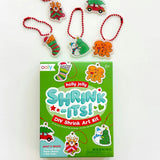 Shrink-Its! Mini DIY Shrink Art Kit - Holly Jolly - 5 Charms