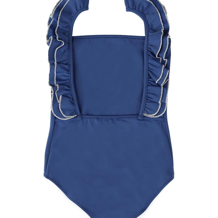 Valentina One Piece Swimsuit Space Blue And Sparkle