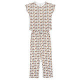 Marcia Women's Pima Cotton Pajama Pant Set - Western Pups