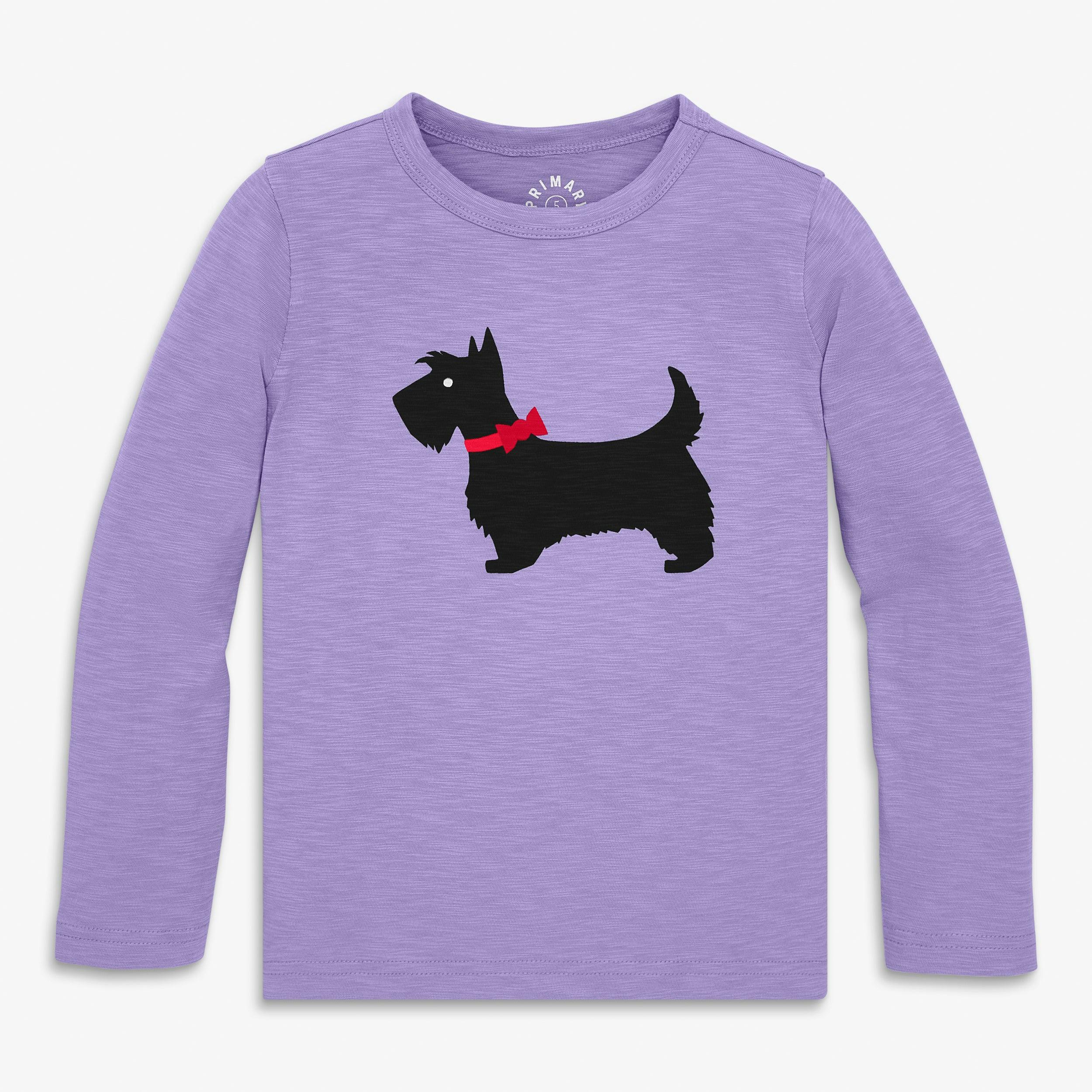 Kids long sleeve scottie tee
