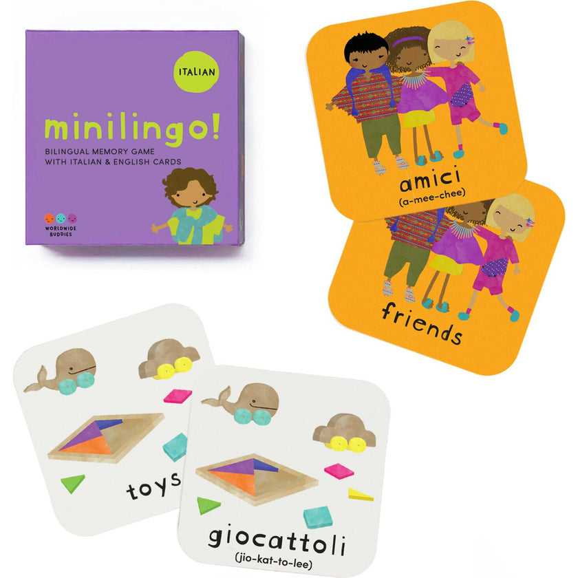Minilingo, Italian/English Flashcards