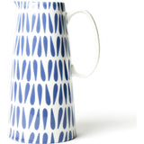 Iris Blue Drop Pedestal Pitcher